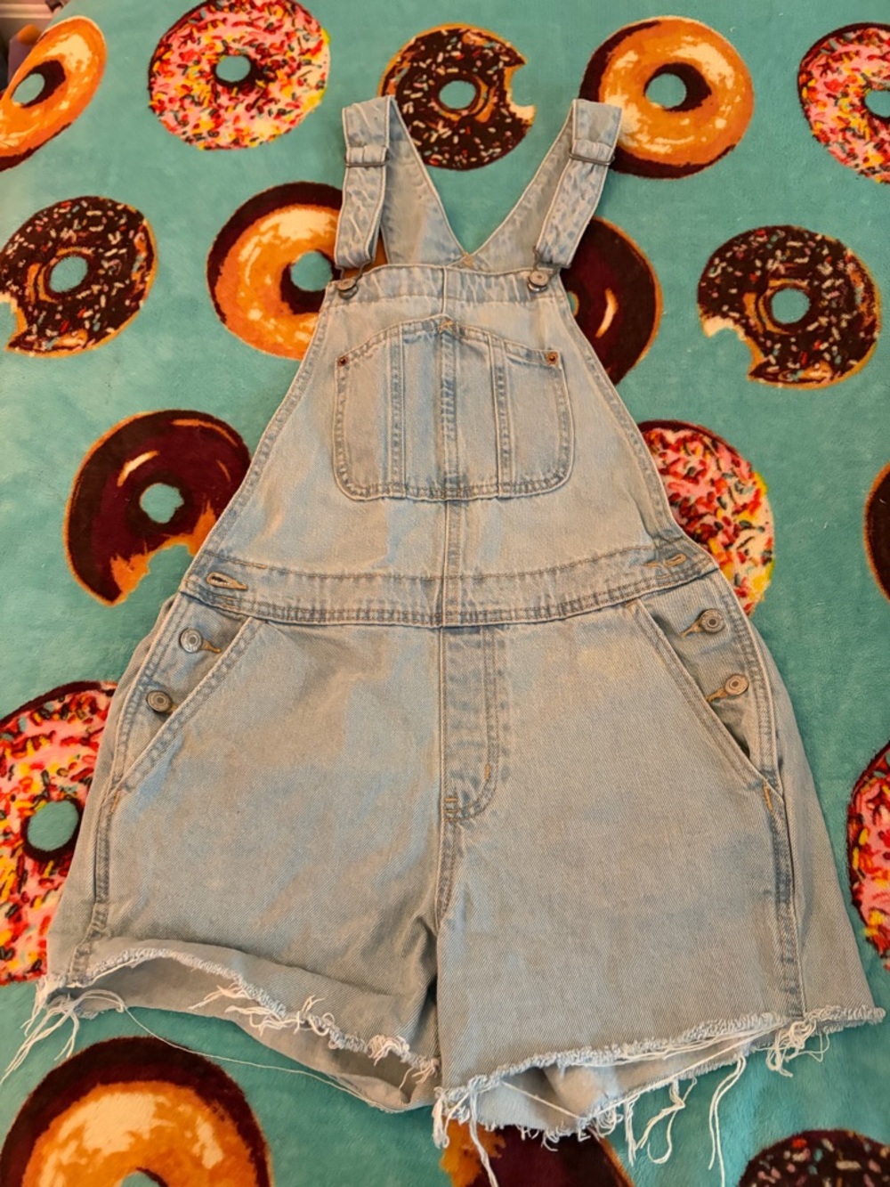 Old Navy Light Blue Denim Overalls